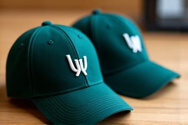 Ensemble de casquettes personnalisées pour un événement d'entreprise